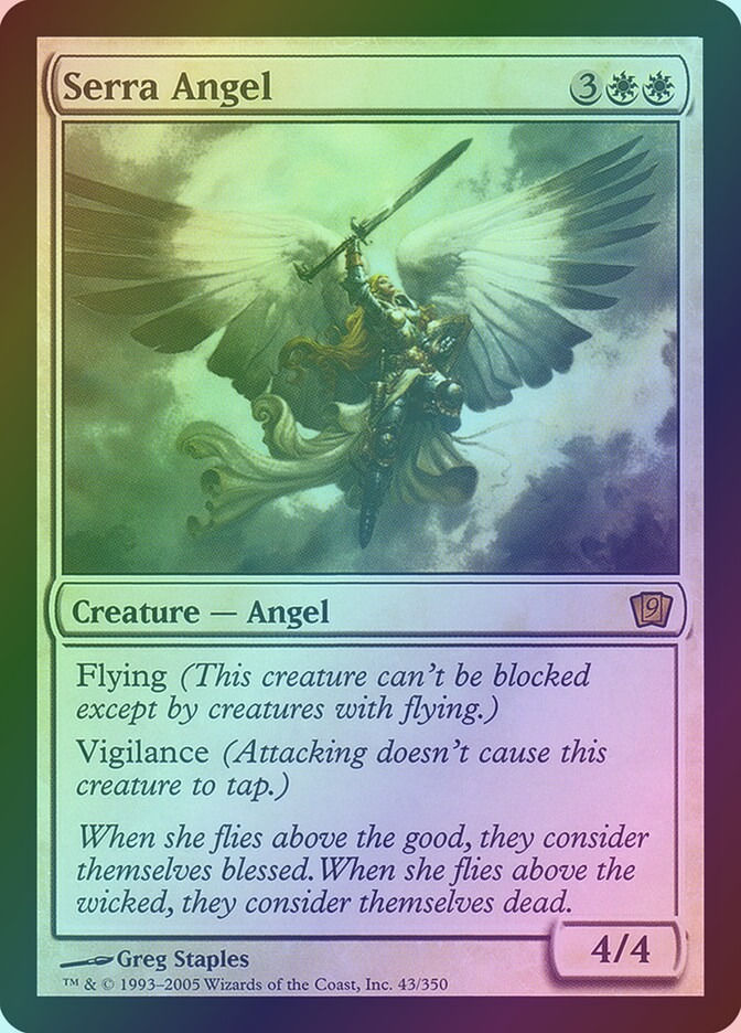Serra Angel (9ED) (43★) / Foil