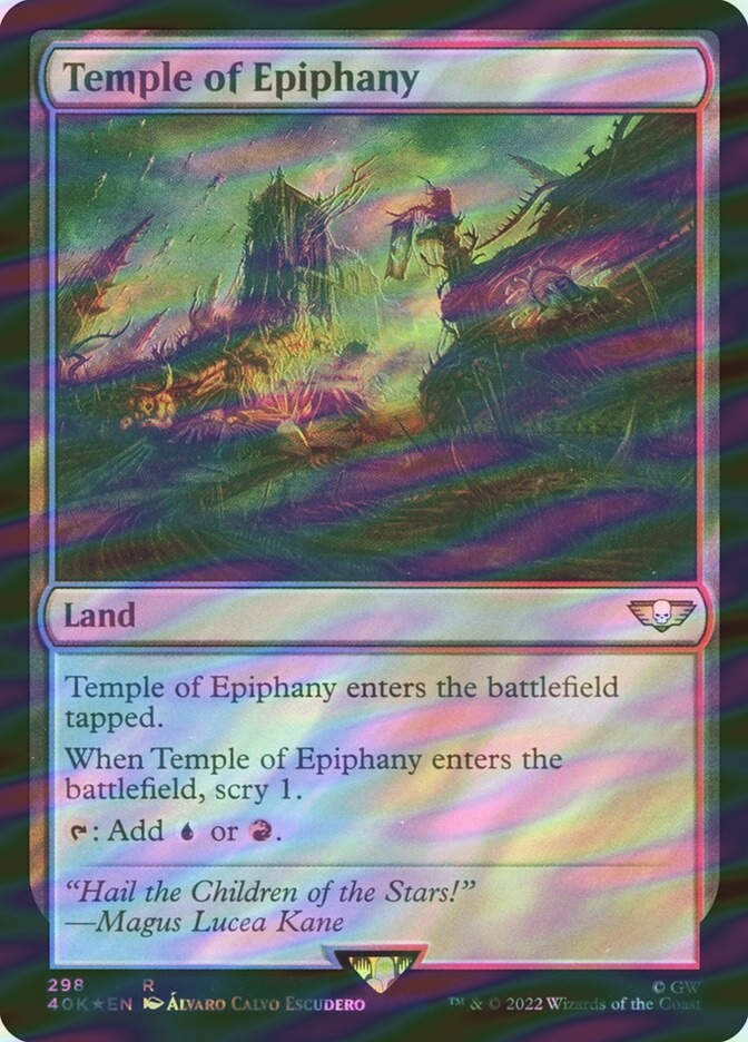 Temple of Epiphany (40K) (298★) / Surge Foil