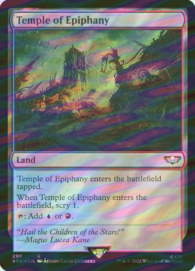 Temple of Epiphany (40K) (298★) / Surge Foil