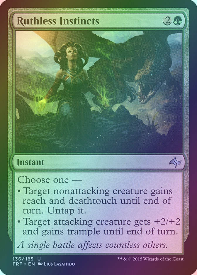 Ruthless Instincts (FRF) (136) / Foil