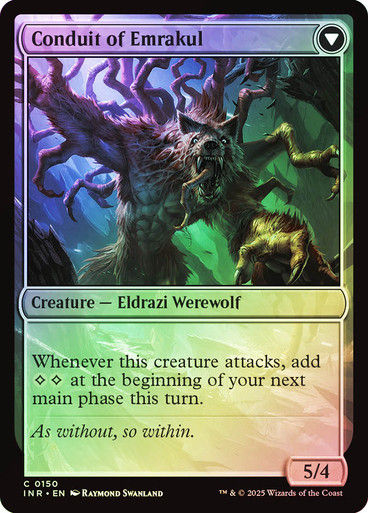 Conduit of Storms // Conduit of Emrakul (INR) (150) / Foil — cara 2 de 2