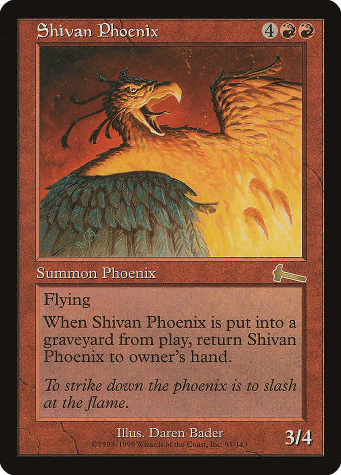 Shivan Phoenix (ULG) (91)
