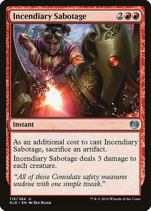 Incendiary Sabotage (KLD)
