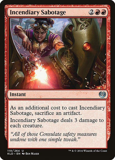 Incendiary Sabotage (KLD)