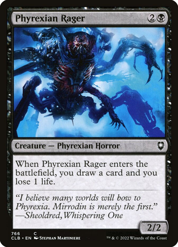 Phyrexian Rager (CLB) (766)