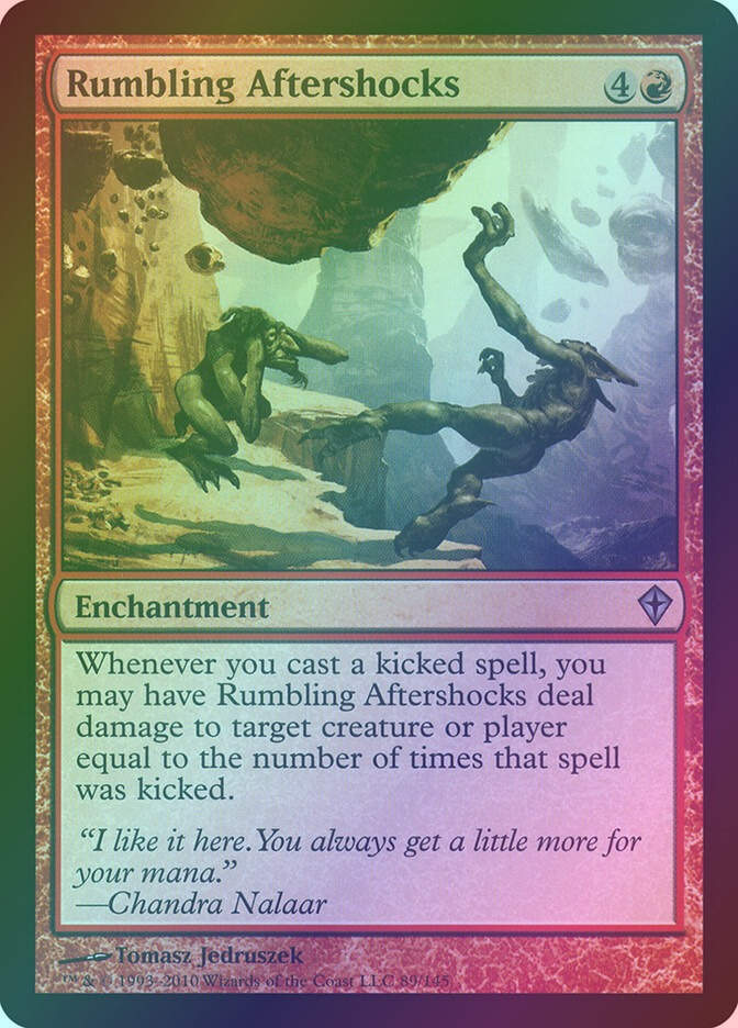 Rumbling Aftershocks (WWK) (89) / Foil