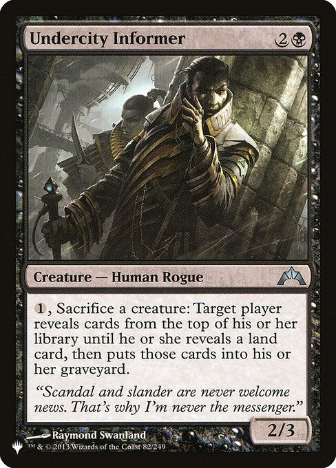 Undercity Informer (PLST) (GTC-82)