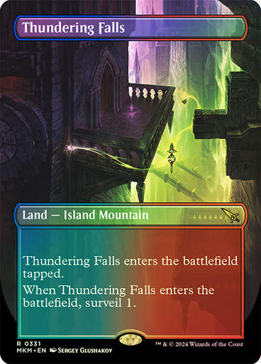 Thundering Falls (mkm) (331) / Borderless Foil