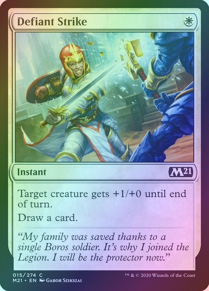 Defiant Strike (M21) (15) / Foil