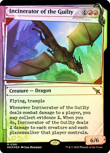 Incinerator of the Guilty (mkm) (381) / Showcase Invisible Ink