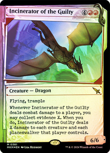 Incinerator of the Guilty (mkm) (381) / Showcase Invisible Ink