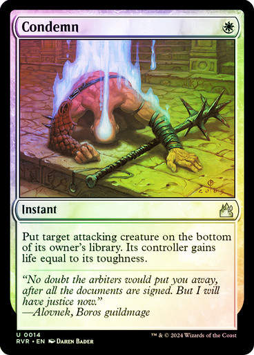 Condemn (rvr) (14) / Foil