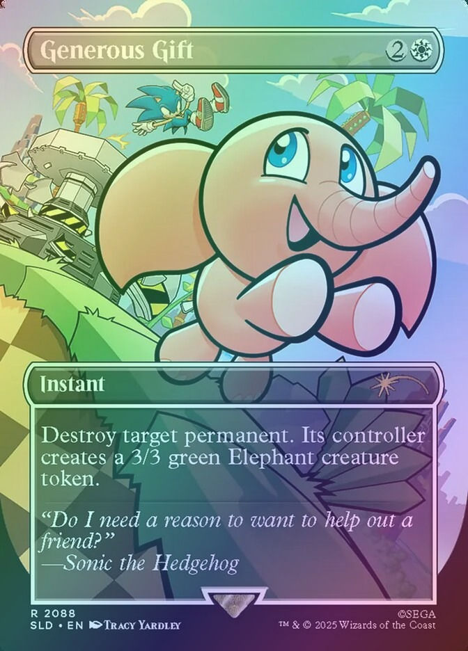 Generous Gift (SLD) (2088) / Borderless / Foil