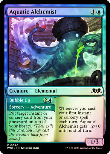 Aquatic Alchemist // Bubble Up (woe) / Foil