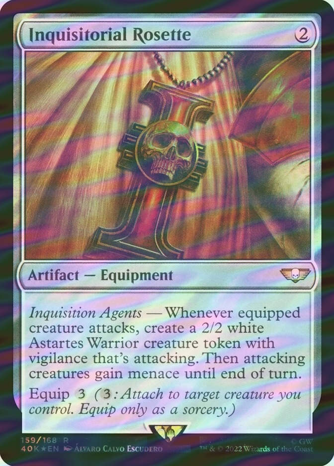 Inquisitorial Rosette (40K) (159★) / Surge Foil