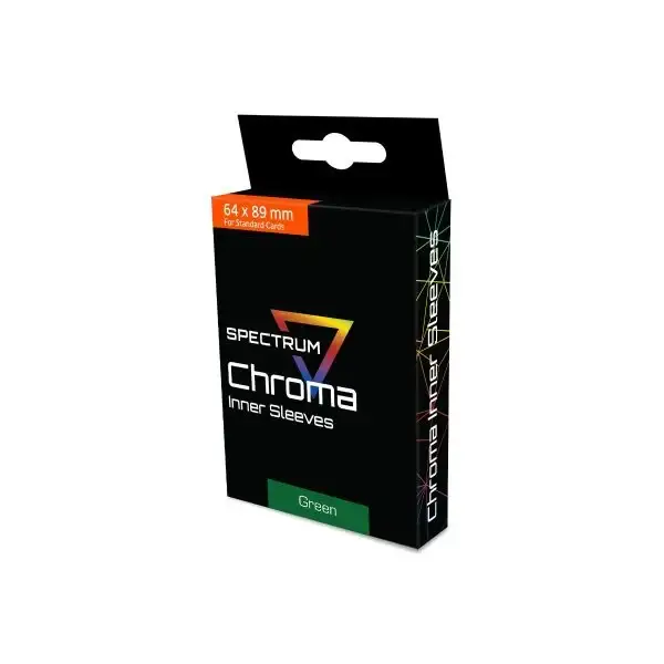 BCW - Chroma Inner Sleeve: Green (Perfect Fit)