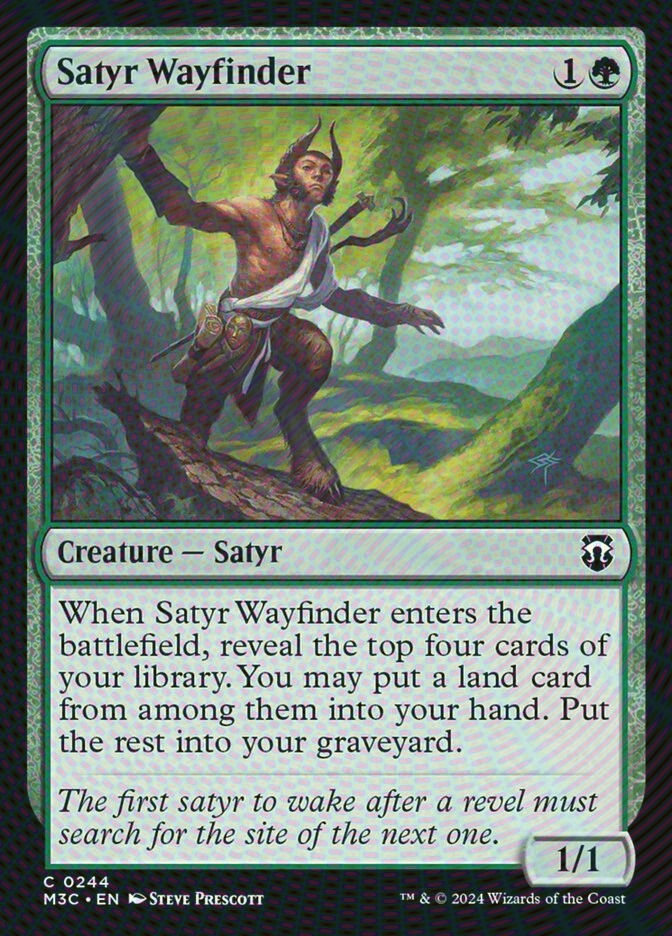 Satyr Wayfinder (M3C) (244) / Ripple Foil