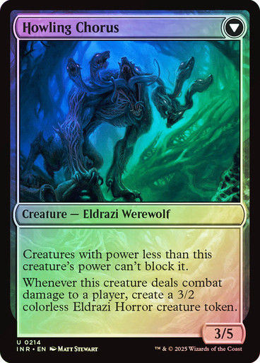 Shrill Howler // Howling Chorus (INR) (214) / Foil — cara 2 de 2