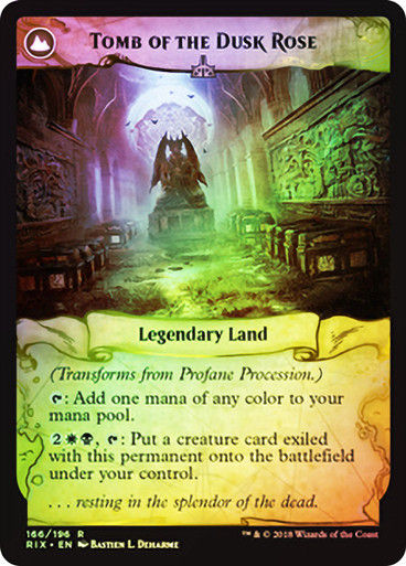 Profane Procession // Tomb of the Dusk Rose (RIX) (166) / Foil — cara 2 de 2