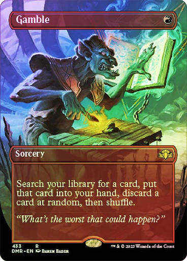 Gamble (DMR) / Borderless / Foil