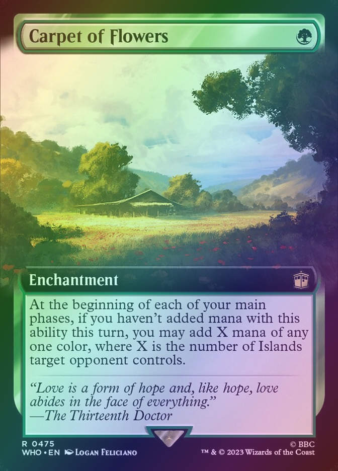 Carpet of Flowers (WHO) (475) / Extended Art / Foil