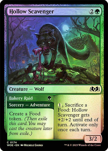 Hollow Scavenger // Bakery Raid (woe) / Foil