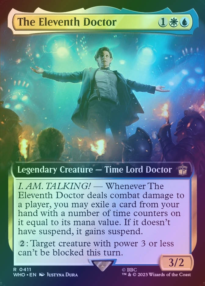 The Eleventh Doctor (WHO) (411) / Extended Art / Foil