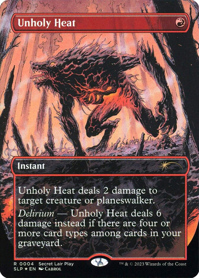 Unholy Heat (SLP) (4) / Borderless