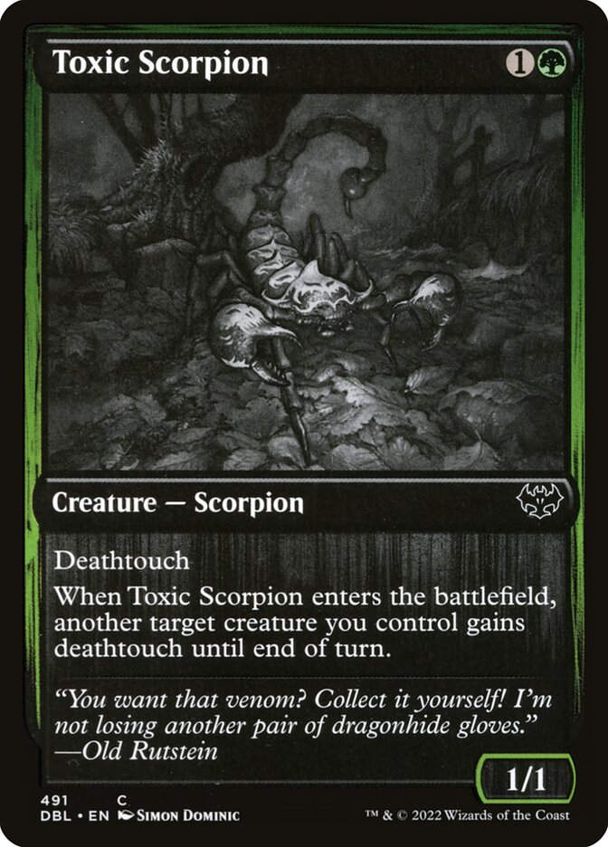 Toxic Scorpion (DBL) (491)