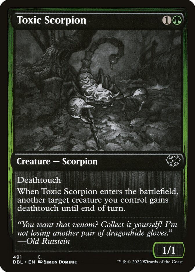 Toxic Scorpion (DBL) (491)