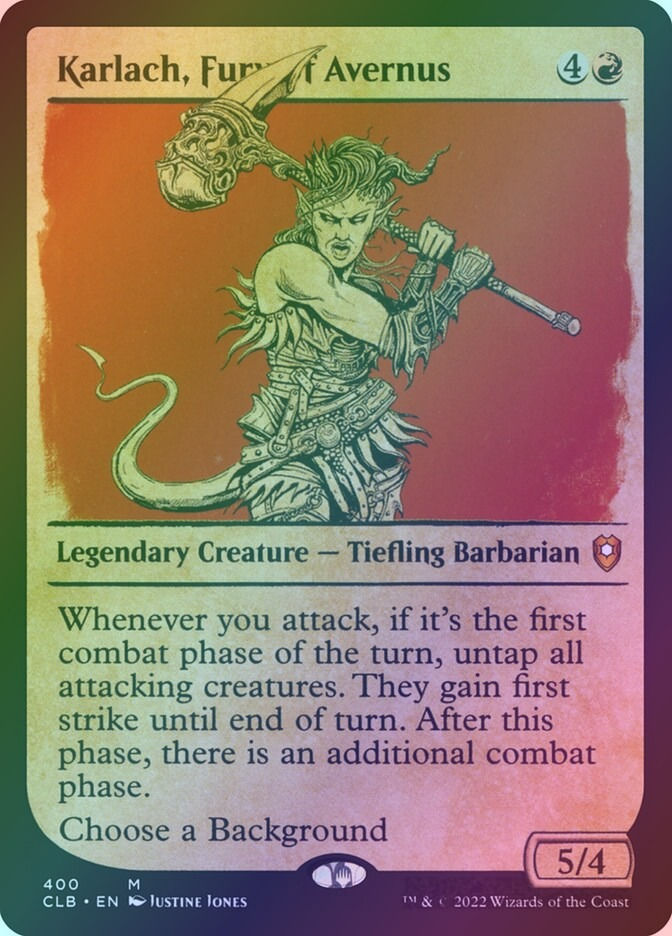 Karlach, Fury of Avernus (CLB) (400) / Showcase / Foil