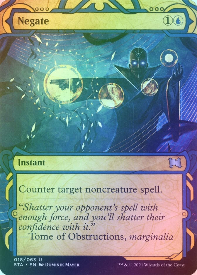 Negate (STA) (18) / Borderless / Showcase / Foil