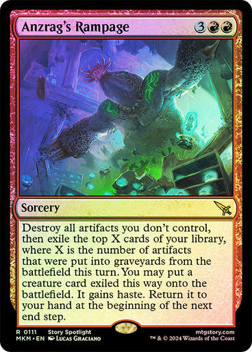 Anzrag's Rampage (mkm) (111) / Foil