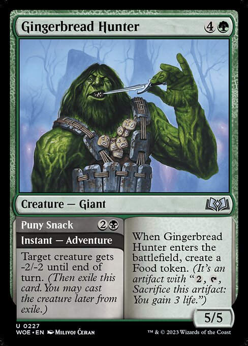 Gingerbread Hunter // Puny Snack (woe)