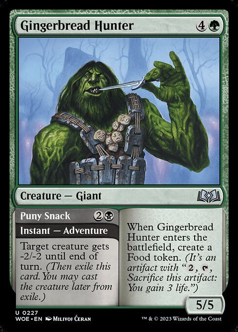 Gingerbread Hunter // Puny Snack (woe)