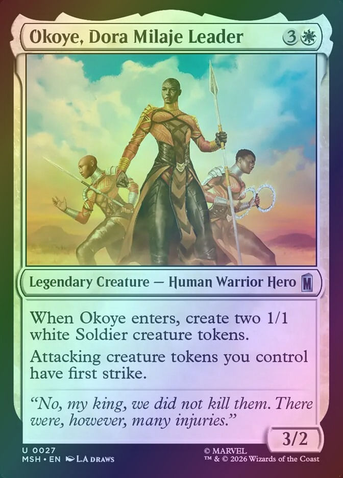 Okoye, Dora Milaje Leader (MSH) (27) / Foil