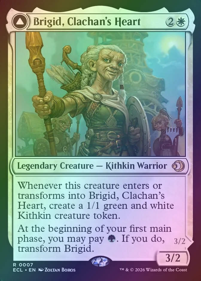 Brigid, Clachan's Heart // Brigid, Doun's Mind (PECL) (7p) / Foil
