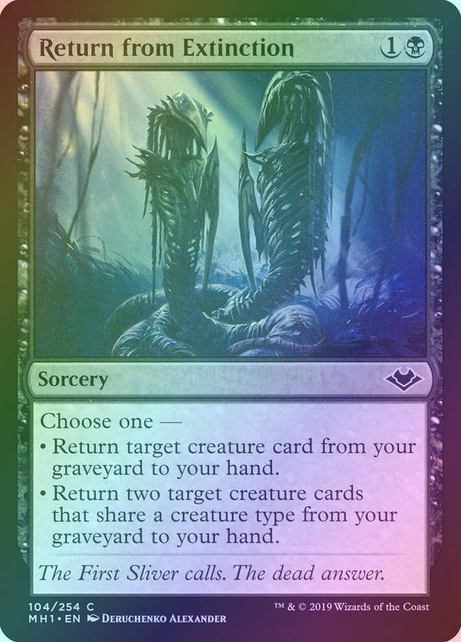 Return from Extinction (MH1) (104) / Foil