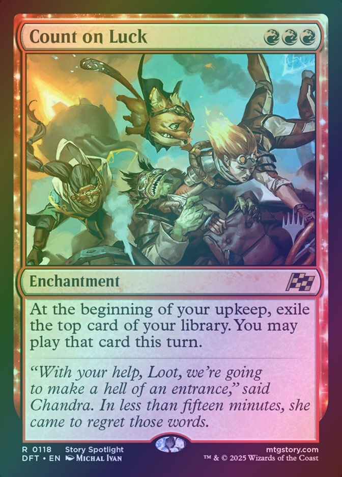 Count on Luck (PDFT) (118p) / Foil