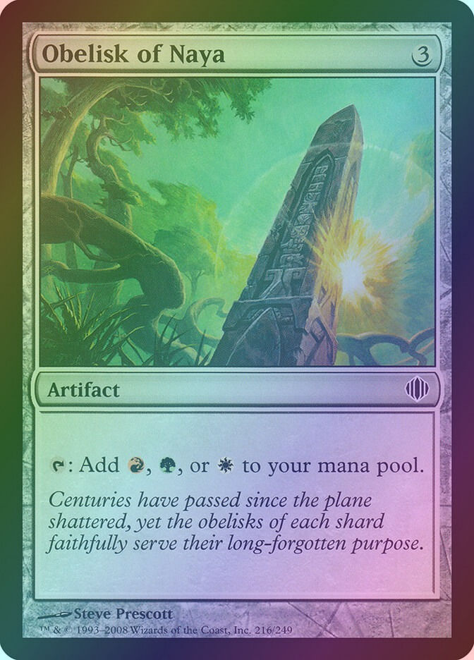 Obelisk of Naya (ALA) (216) / Foil