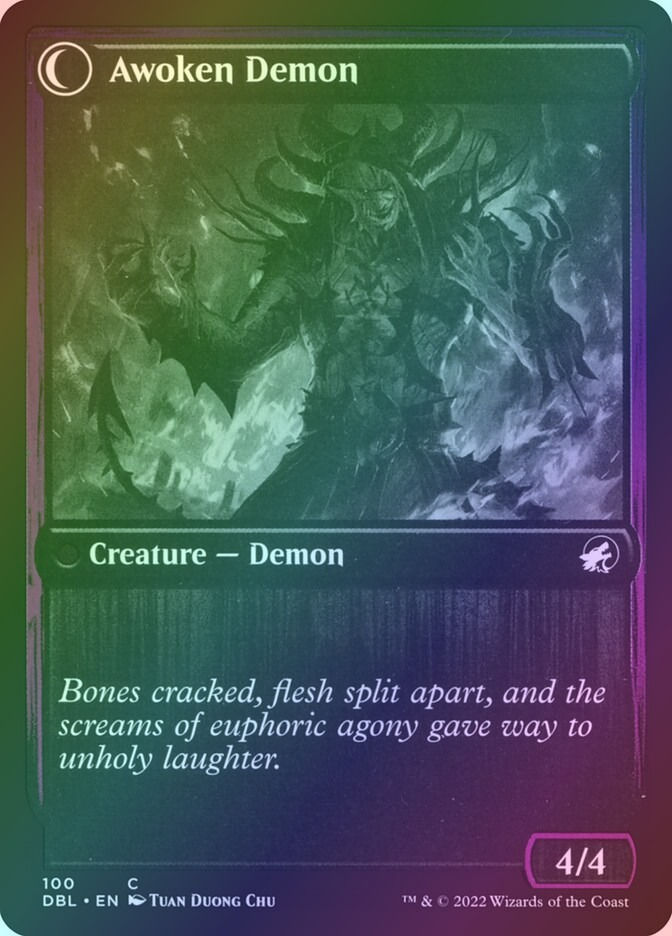 Ecstatic Awakener // Awoken Demon (DBL) (100) / Foil — cara 2 de 2