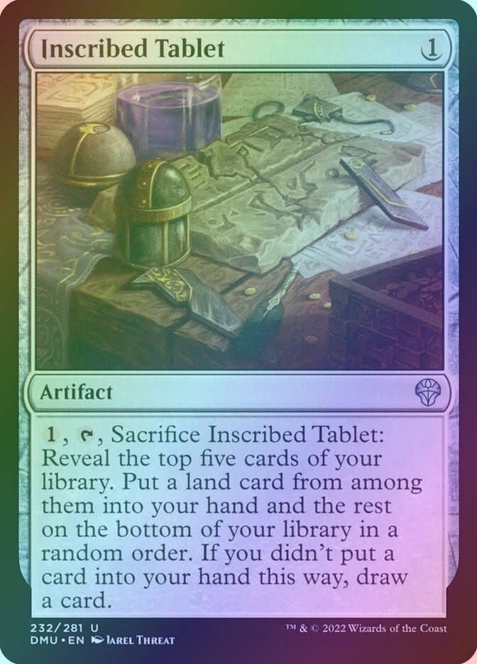 Inscribed Tablet (DMU) (232) / Foil