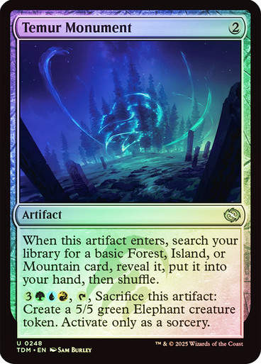 Temur Monument (TDM) (248) / Foil