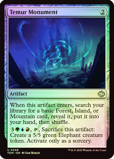 Temur Monument (TDM) (248) / Foil