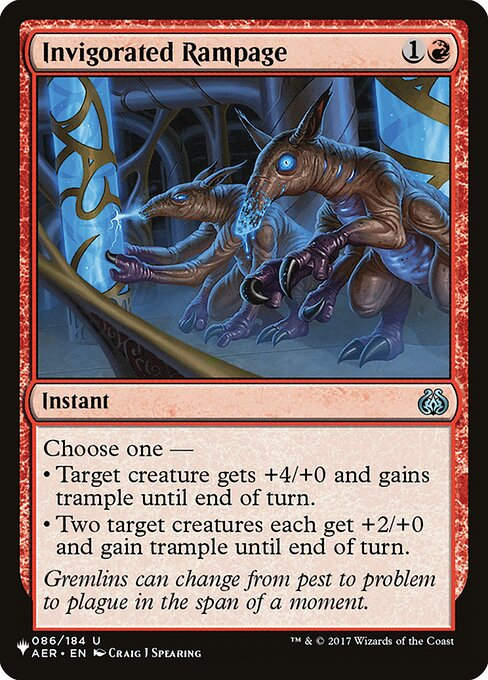 Invigorated Rampage (PLST) (AER-86)