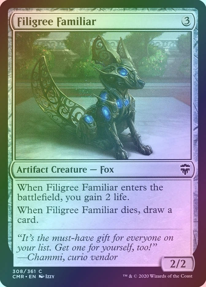 Filigree Familiar (CMR) (308) / Foil