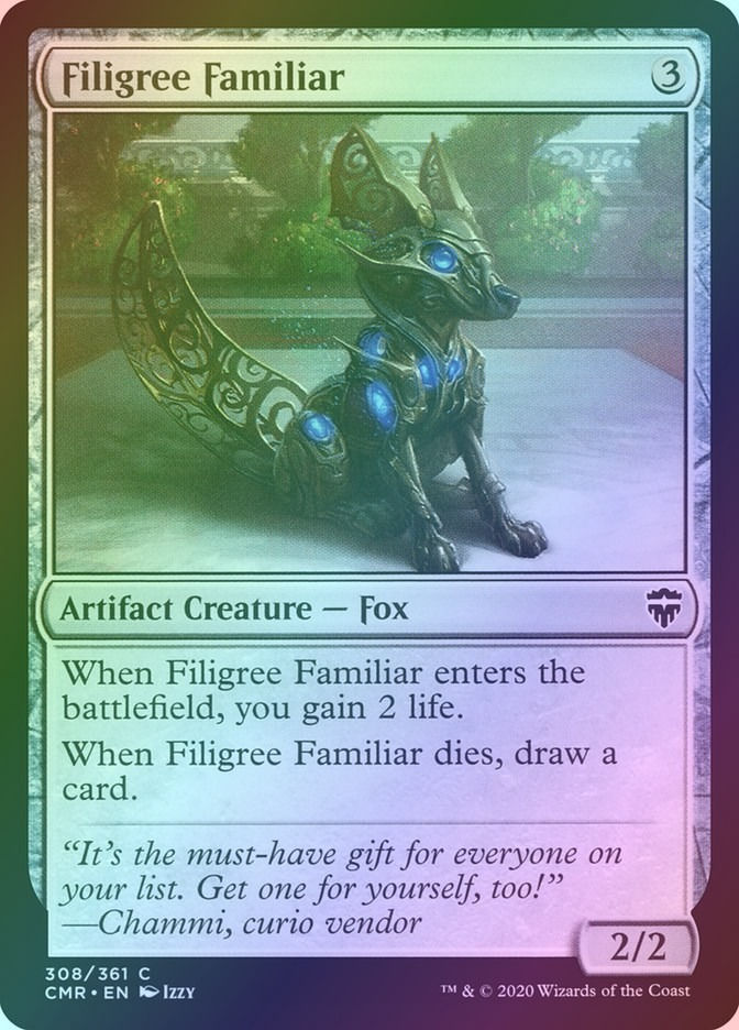 Filigree Familiar (CMR) (308) / Foil
