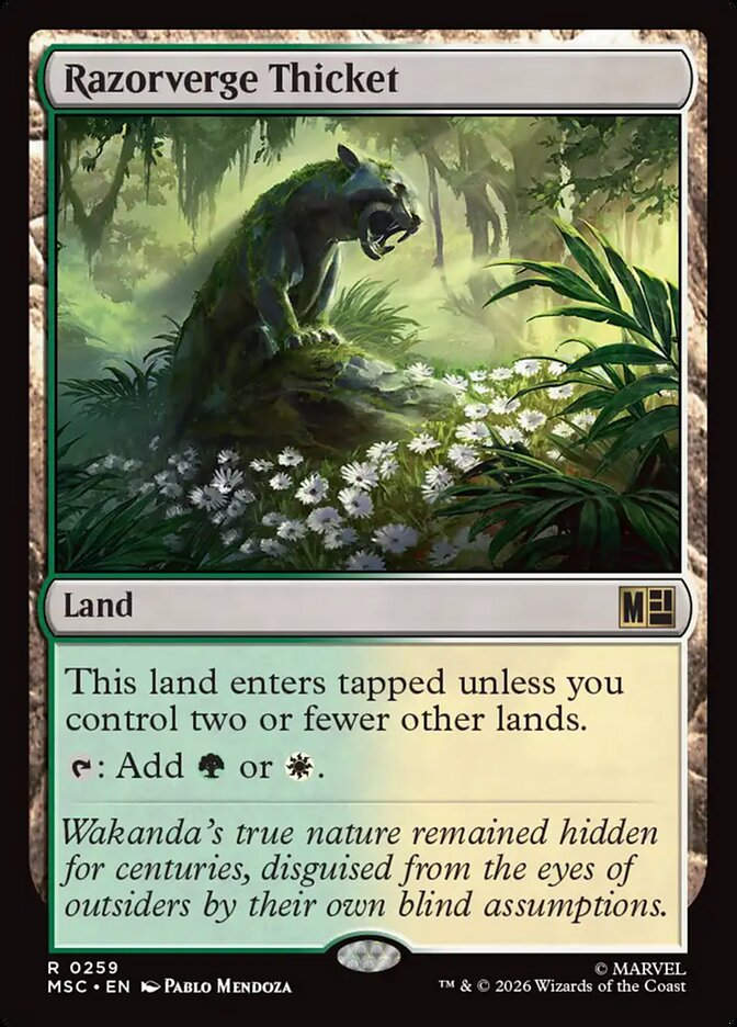 Razorverge Thicket (MSC) (259)