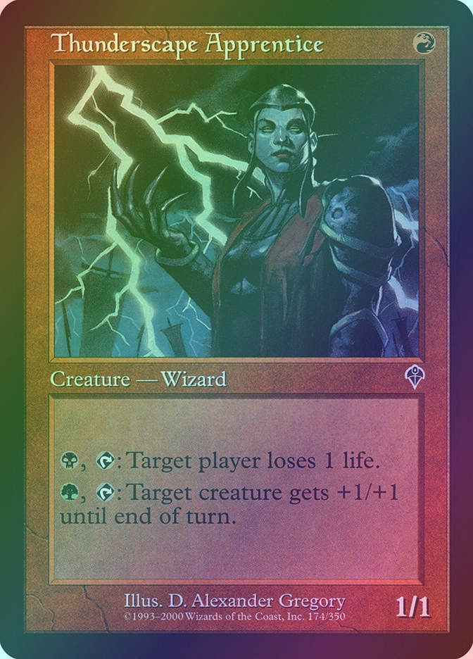 Thunderscape Apprentice (INV) (174) / Foil