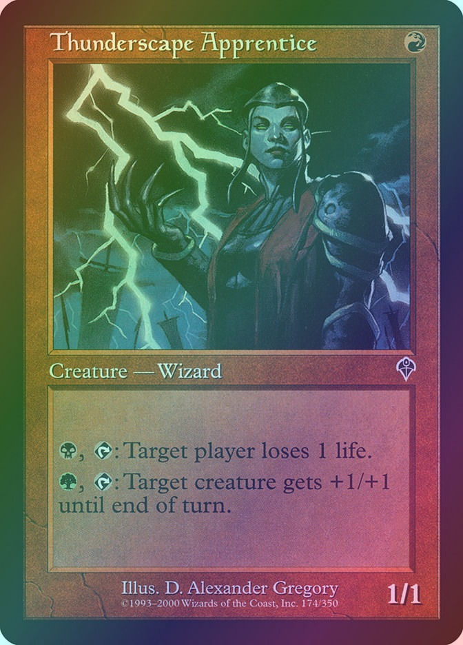 Thunderscape Apprentice (INV) (174) / Foil